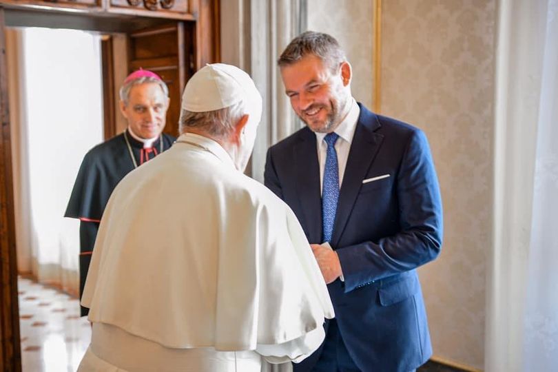 Politici a návšteva pápeža (foto)