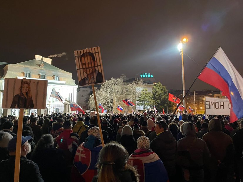 PROTEST v Bratislave (video)