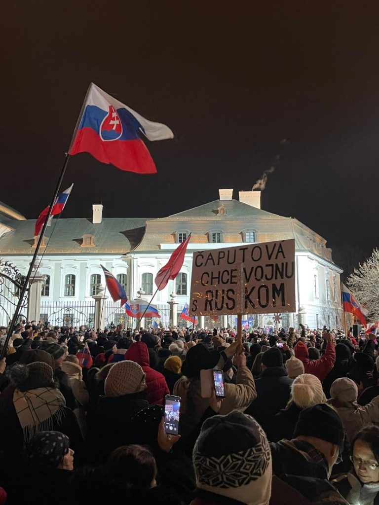 PROTEST v Bratislave (video)
