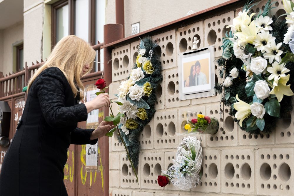 Smutné výročie: Prezidentka si uctila pamiatku novinára Jána Kuciaka a jeho snúbenice