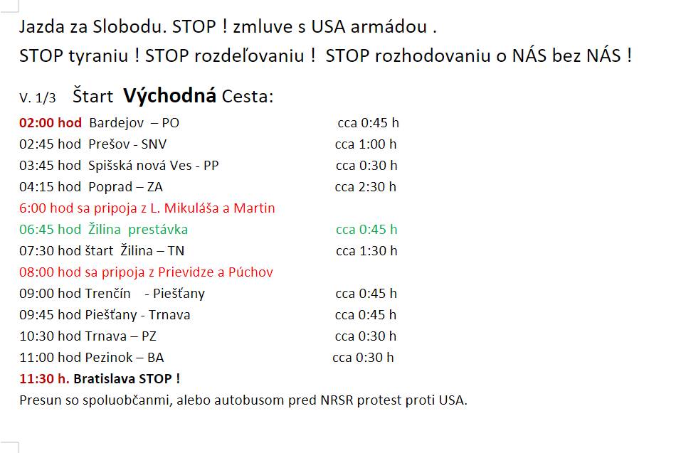Slovenské „spanilé jazdy“ budú mať dnes až štyri trasy. Koľko Slovákov príde podporiť veľký protest? Nebudeme sa pred Európou a svetom hanbiť? (VIDEO)