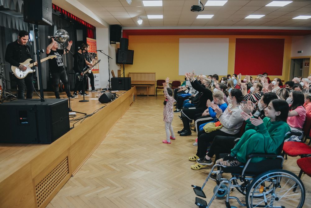 Spomienkový koncert v Maríne potešil zdravotne postihnuté deti