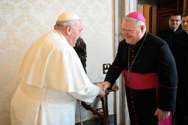 Nitriansky biskup Viliam JUDÁK sa v Ríme stretol s pápežom Františkom