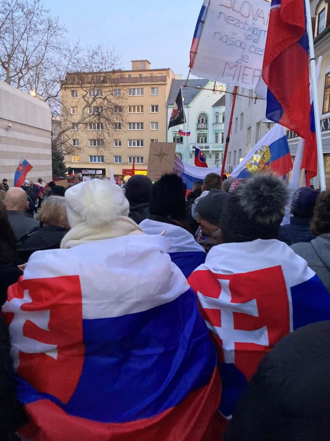 Pochod za mier v Bratislave (foto)
