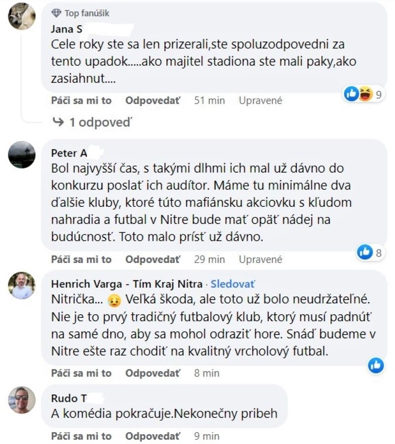 FC Nitra zvoní umieračik. Mesto naň podalo na súd návrh na vyhlásenie konkurzu pre platobnú nechopnosť!