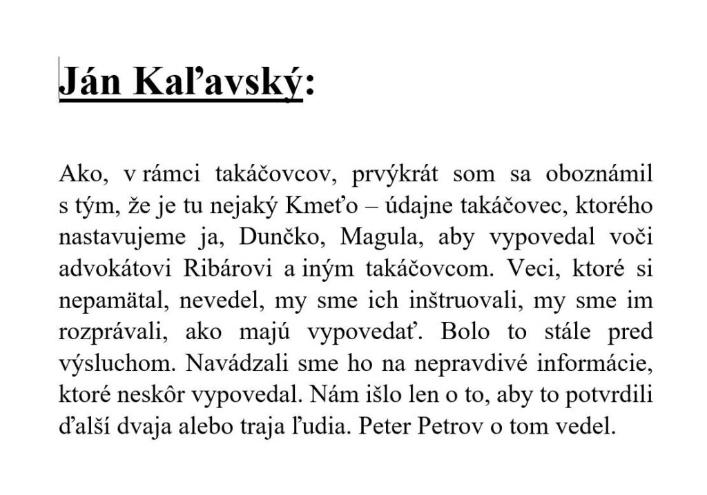 FICO: Kaľavský povedal Hegerovi o všetkom čo sa v polícii deje, potom mu boli vykopnuté dvere a bol zadržaný