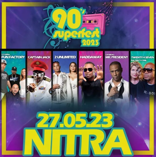 90's SUPER Fest 2023 Nitra - Amfiteáter