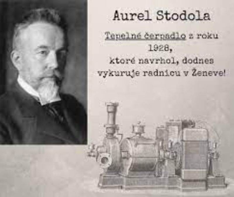 Slávny Slovák, Aurel Stodola - konštruktér prvého tepelného čerpadla na svete. A nielen toho